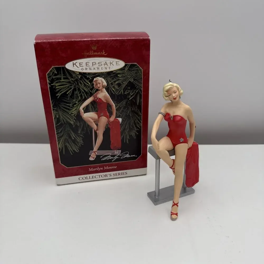 Hallmark Keepsake Marilyn Monroe 1999 Collector's Series #3 Christmas Ornament‎